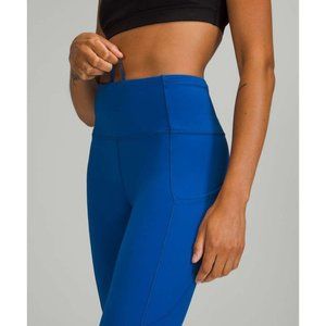 SOLD— Lululemon Fast and Free HR Tight 25" (Symphony Blue, Size 4)